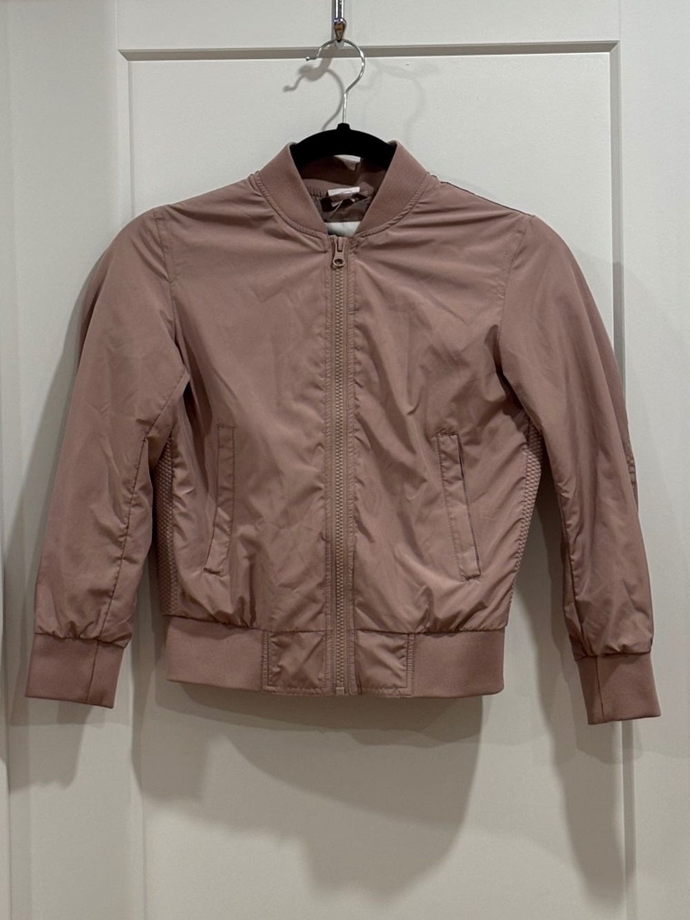 Urban Classics Kids Bomber Jacket Dusty Rose Pink Full Zip Pristine